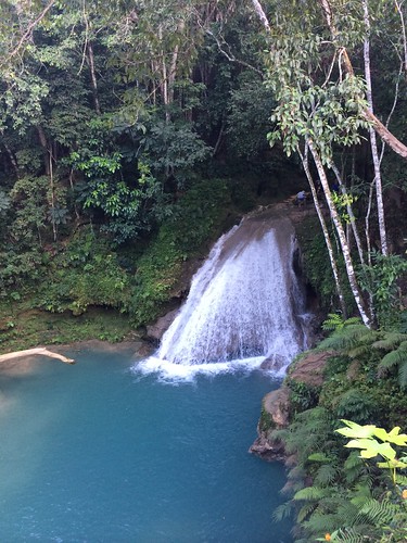 water waterfall jamaica swimminghole bluehole ochorios