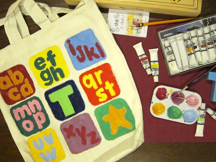 Memory Crafters: Canvas Beach Bag