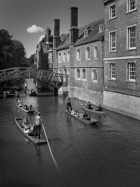 Punting along The River Cam
