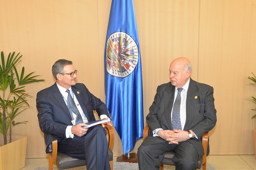 Secretary General meets with Foreign Minister of Costa Rica