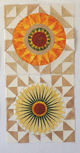 First two Sunflower Blocks