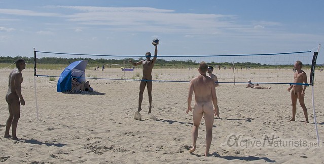 naturist volleyball 0008 Sandy Hook, NJ, USA