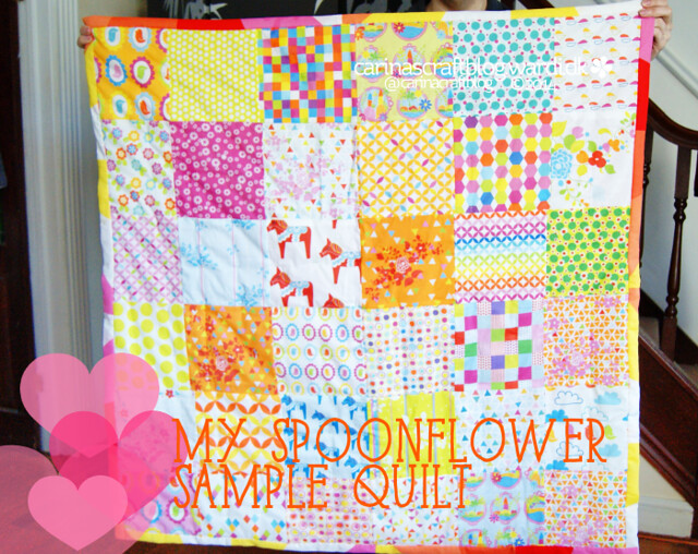 Spoonflower Sample Quilt