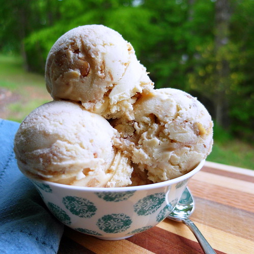 Honeyed Pear and Walnut Ice Cream