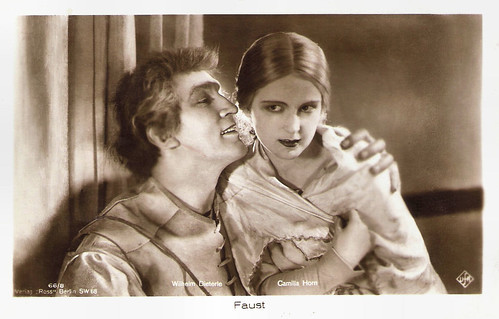 Wilhelm Dieterle and Camilla Horn in Faust