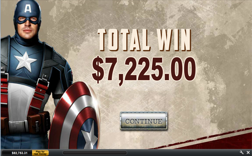 free Captain America - The First Avenger Total Win