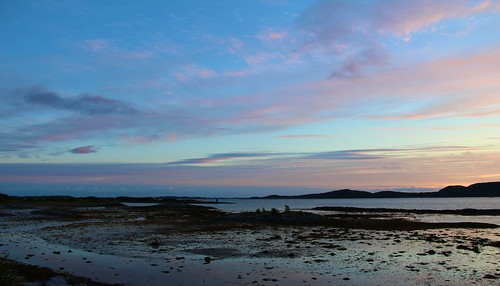 sunset sky water norway night evening nordland alstahaug offersøya