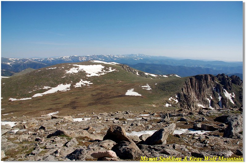 Gray Wolf Mt. as seen from Spalding's summit view to north 1