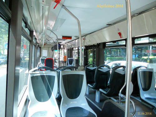 interno dei nuovi autobus Citelis cng - vettura n°183