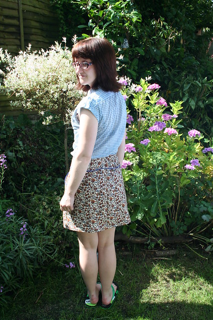 Dolores Pocket Skirt in vintage fabric
