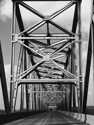 road bridge blackandwhite rural river mississippi steel mississippiriver arkansas