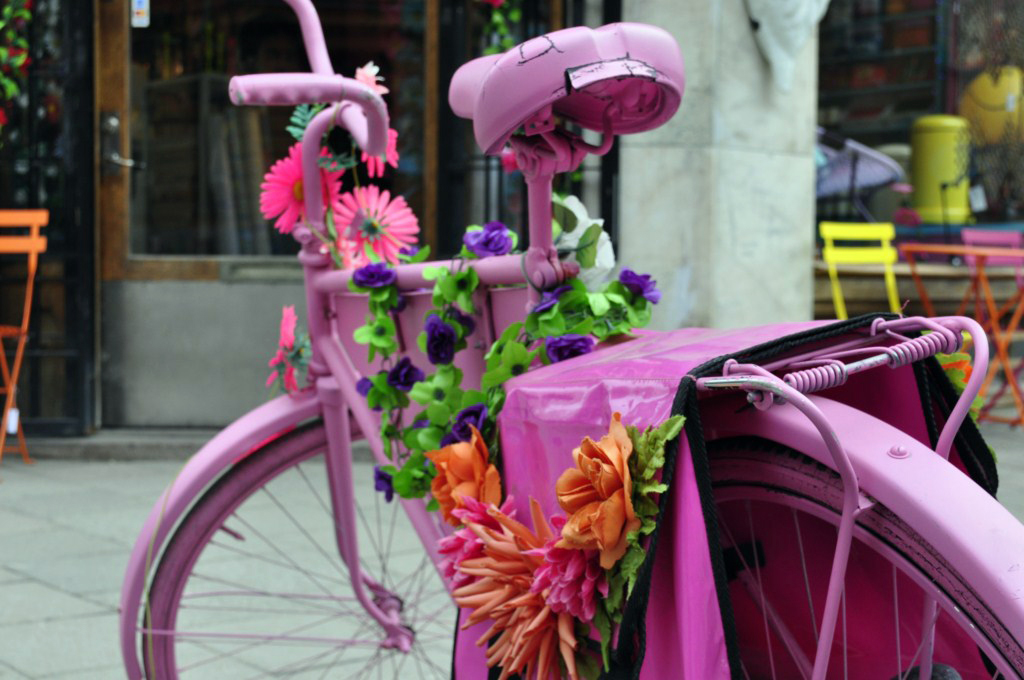 Bicicleta Rosa