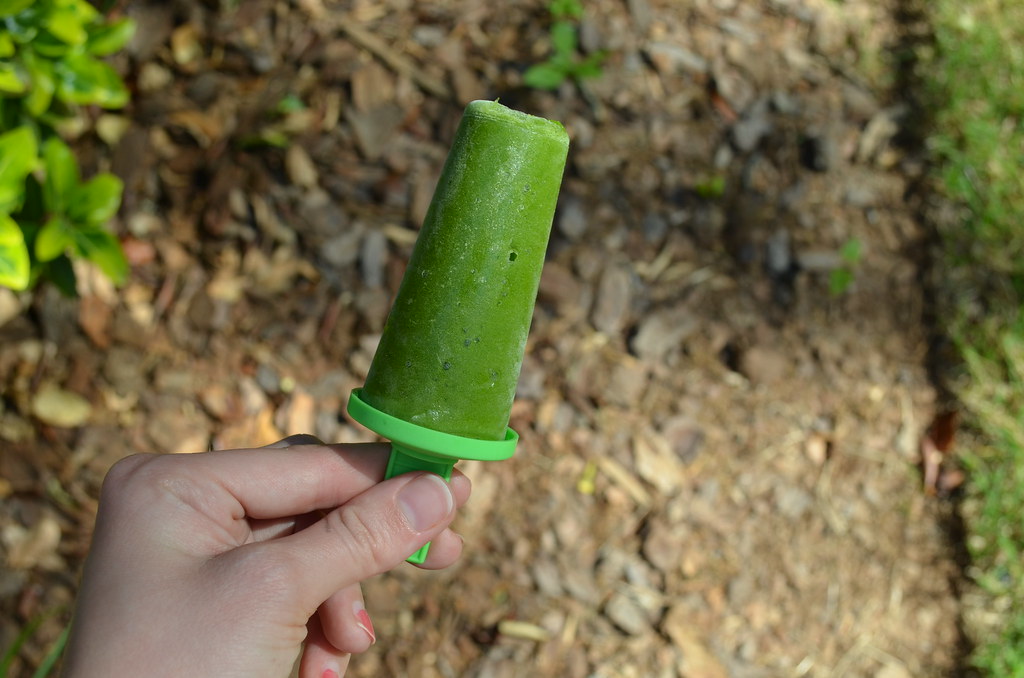 Green goddess popsicle