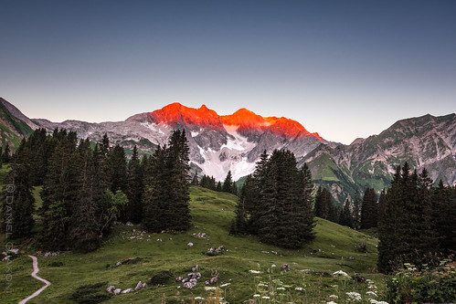 alps alpes sunrise landscape austria österreich paisaje amanecer landschaft sonnenaufgang vorarlberg canon6d1740mmlkörbersee