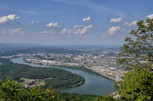 park city blue sky usa mountain history chattanooga clouds river observation us war day view tennessee south sunny fair lookout historic southern civil national vista chickamauga pwpartlycloudy