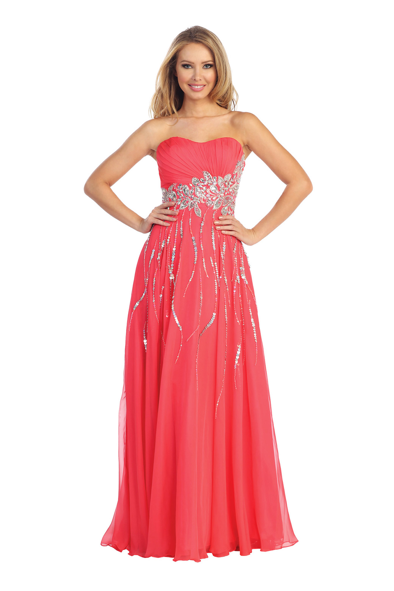 Strapless Sweetheart Dress Prom Gown Plus Sizes Design Rhinestones ...