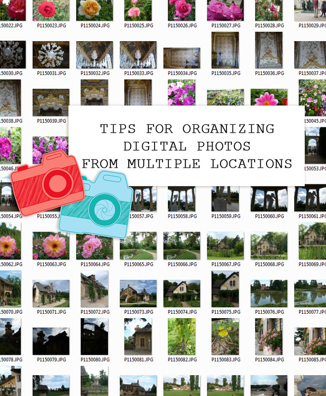 Tips for organizing digital photos from multiple locations