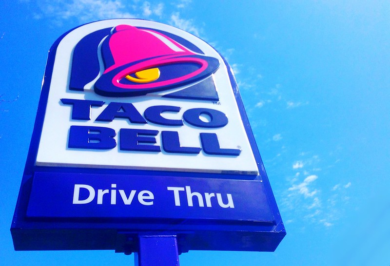 Taco Bell Sign,