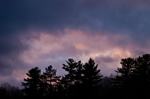 light sunset sky silhouette clouds dark evening moody