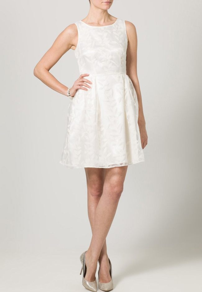 vestido blanco zalando
