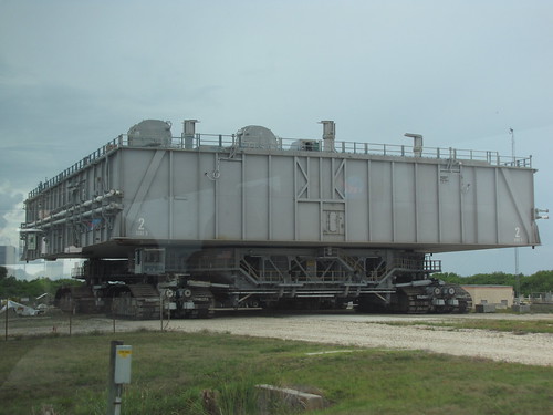 The Crawler with the Shuttle Platform Attached