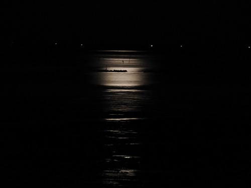 Moonlight on water