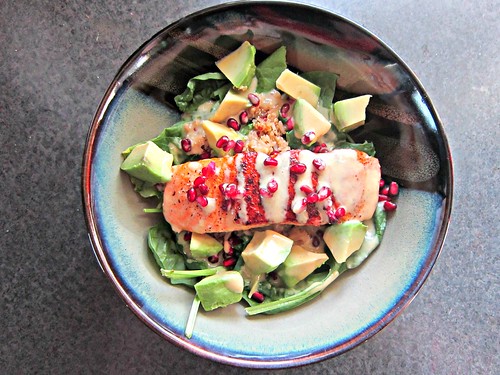 Superfood Salad with Pan-Seared Salmon 2