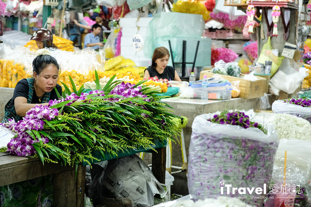 曼谷帕空花市 Pak Khlong Talat Flower Market (18)