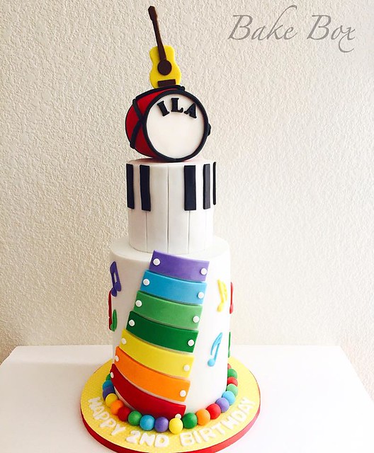 Music Themed Cake by Bake Box