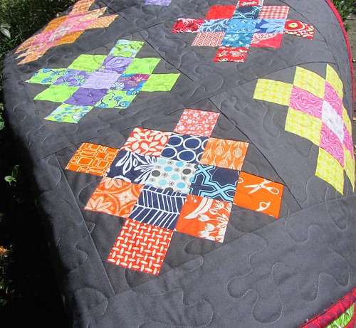 Granny square quilt