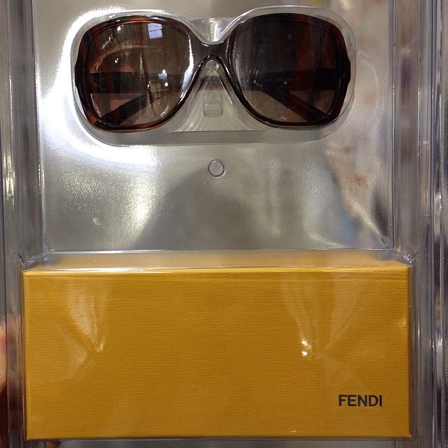 Brown #Fendi sunglasses $56 at Costco. I didn't get them (trying not to make purchases on a whim) but these prices rival those found at Nordstrom Rack.