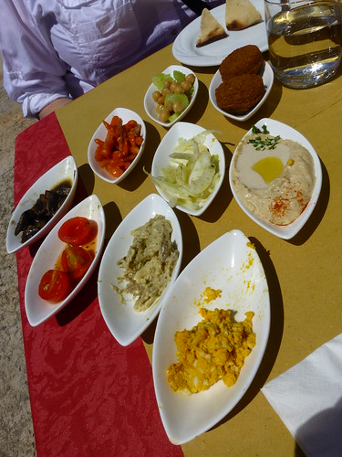 Varieties of Mediterranean appetizers
