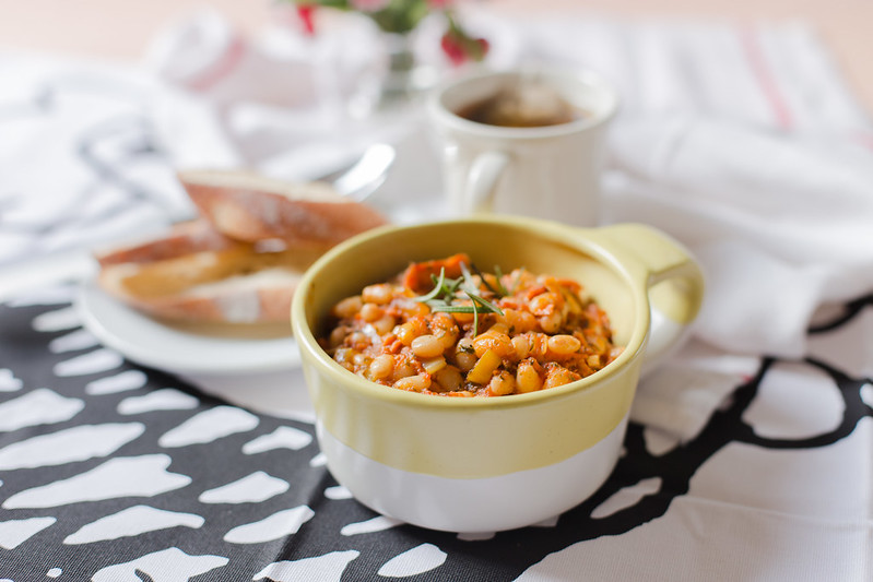 Harissa Spiced Great Northern Beans