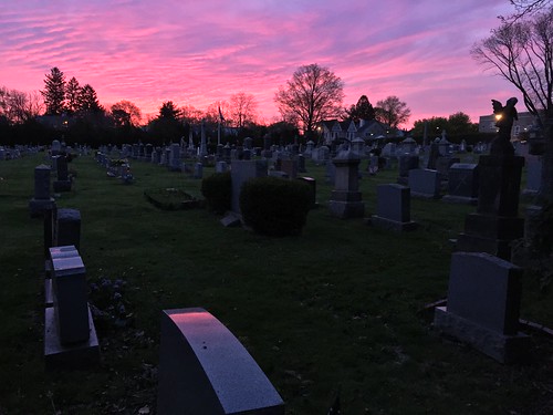 graveyard princeton grave sunrise