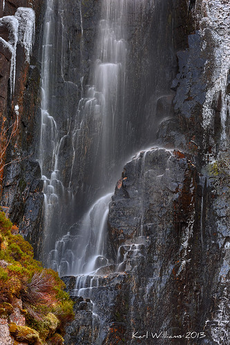 ice water landscape scotland waterfall highlands heather cliffs lichen hdr assynt zenfolio