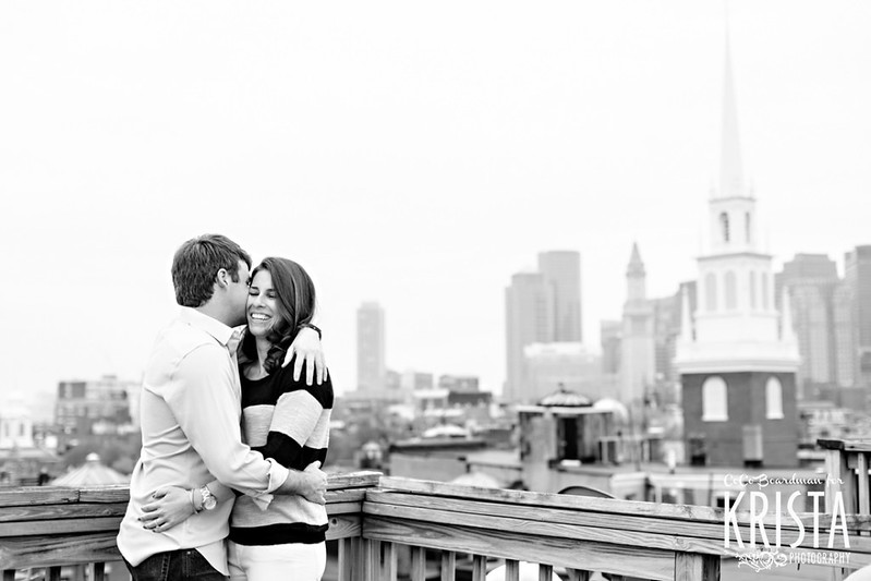 Engagement Portrait Session in Boston's North End