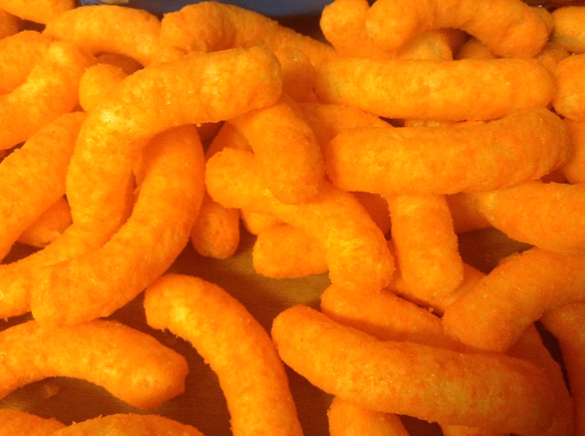cheese puffs food colorant