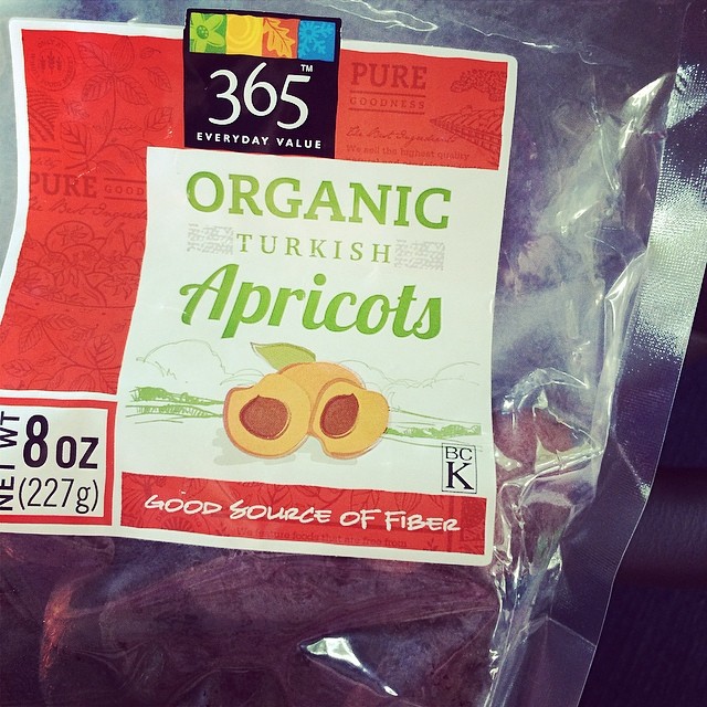 Day 5, #Whole30 - snack (dried apricots)