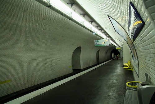 Metro station Buttes Chaumont: Paris: August 2013 v2