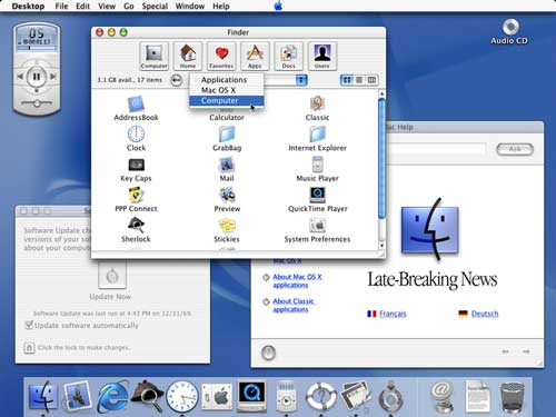 Mac OS X Public Beta, 2000