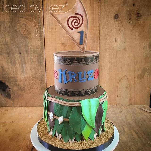 Maui from Moana Inspired Cake from Iced by Kez