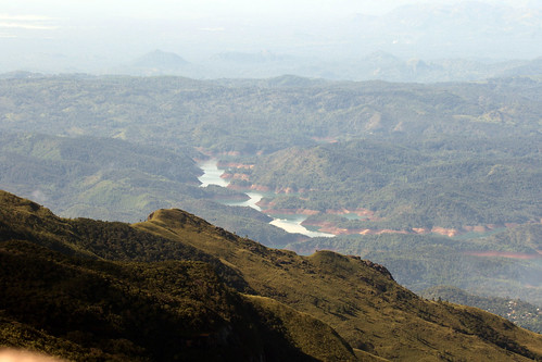 srilanka mountain mountains hill hills river scenery sceneic view forest tree trees samanalawewa dam