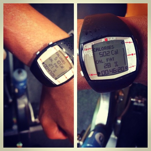 My cycle class double whammy today! Taught my two cycle classes and now I'm ready for lunch! #fitness #fitfluential