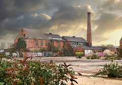 Derelict Industrial Landscape, England, UK