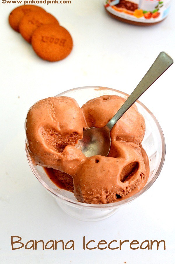 Chocolate banana icecream