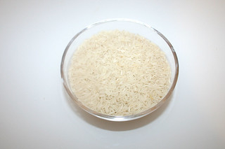 12 - Zutat Basmati-Reis / Ingredient basmati rice