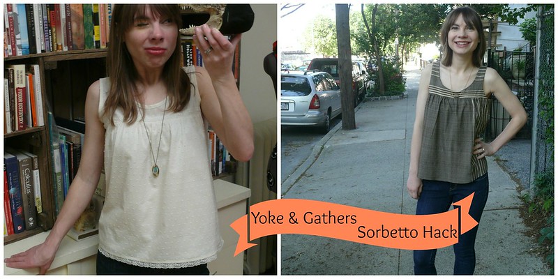 Ginger Makes | Yoke + Gathers Sorbetto Hack