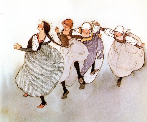“The Swineherd” by Hans Christian Andersen; illustrations by Lisbeth Zwerger.