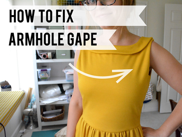 Let's fix gaping Armholes! Today's correction will fix gaping armholes,  meaning they don't sit close to the body. This option is when your style  has