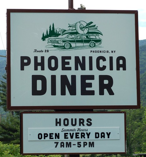 Sign at the Phoenicia Diner by Eve Fox, The Garden of Eating copyright 2014